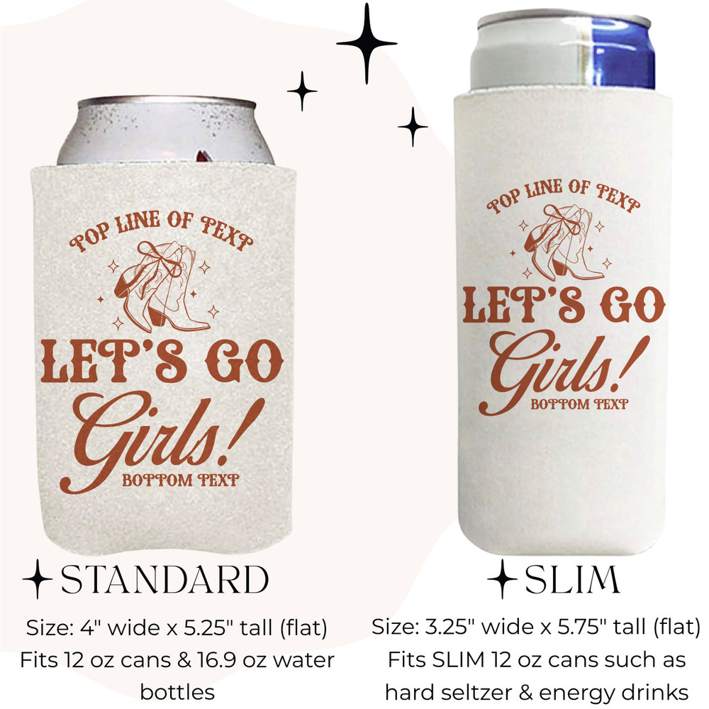 Cowgirl Club Can Coolers