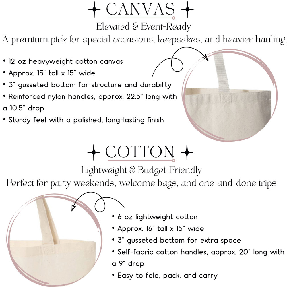 Lets Go Girls Tote + Favor Bags