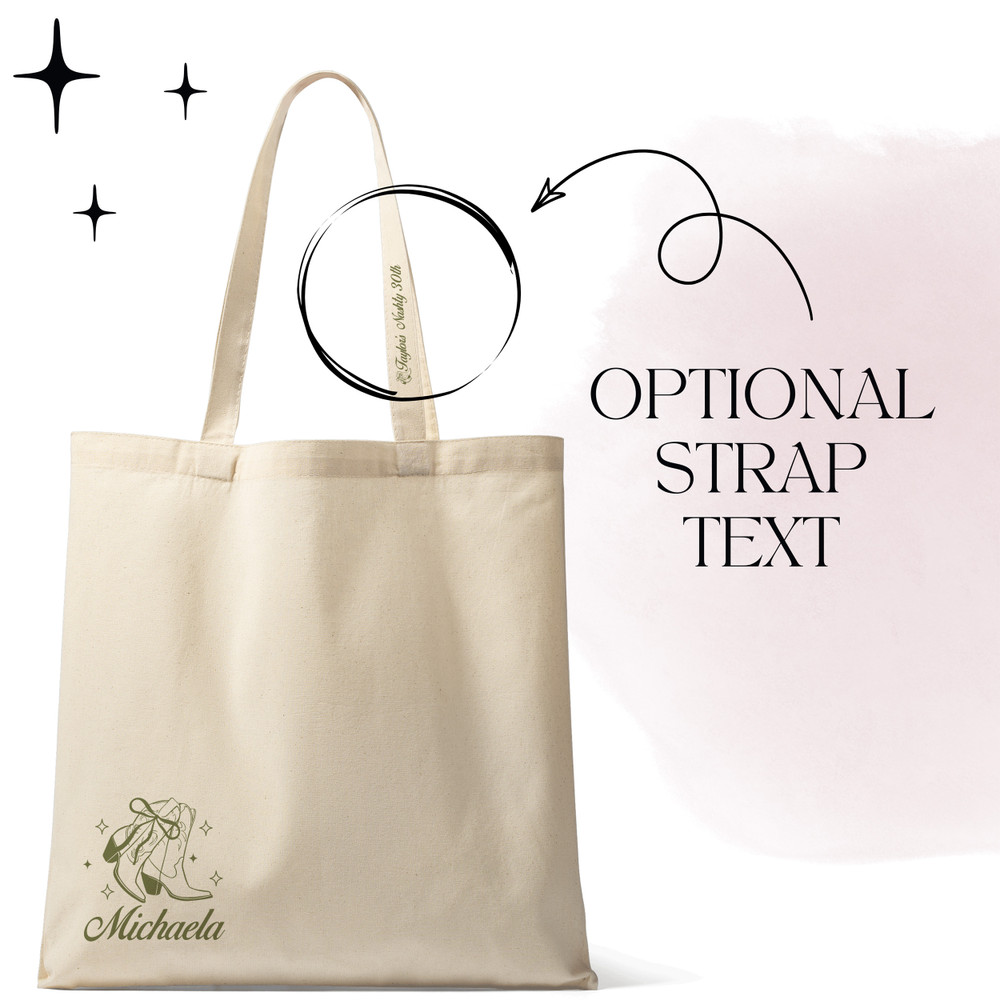 Cowgirl Boots Name Bags