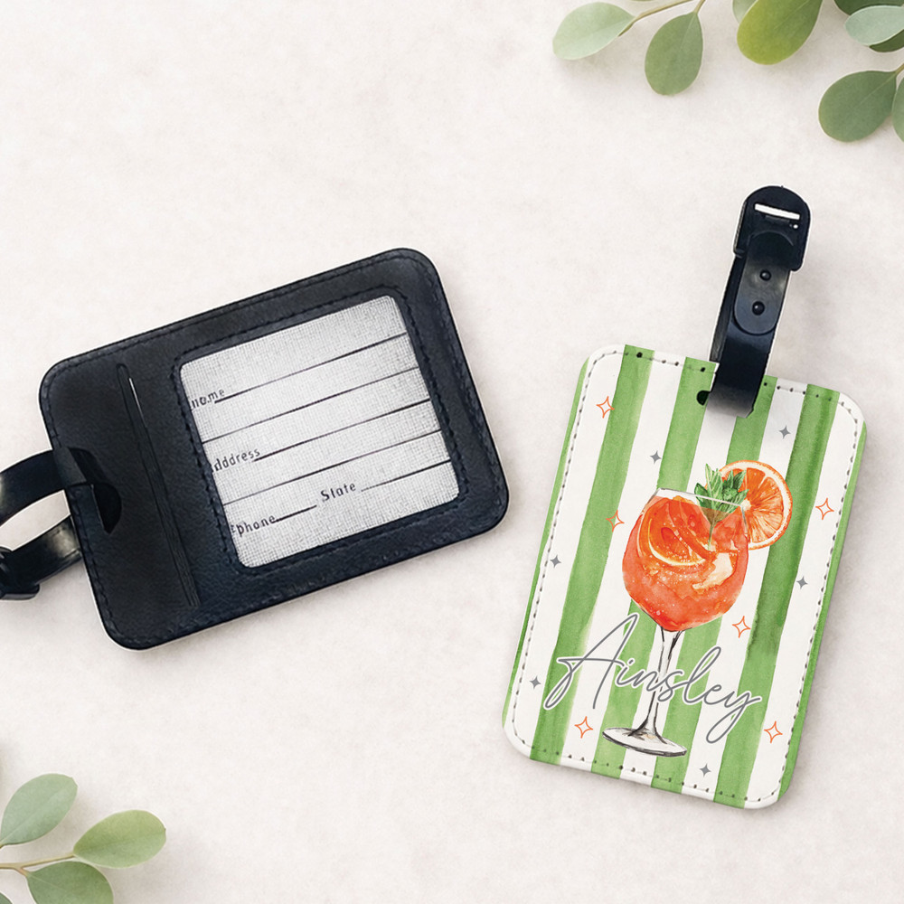 Aperol Spritz Luggage Tags