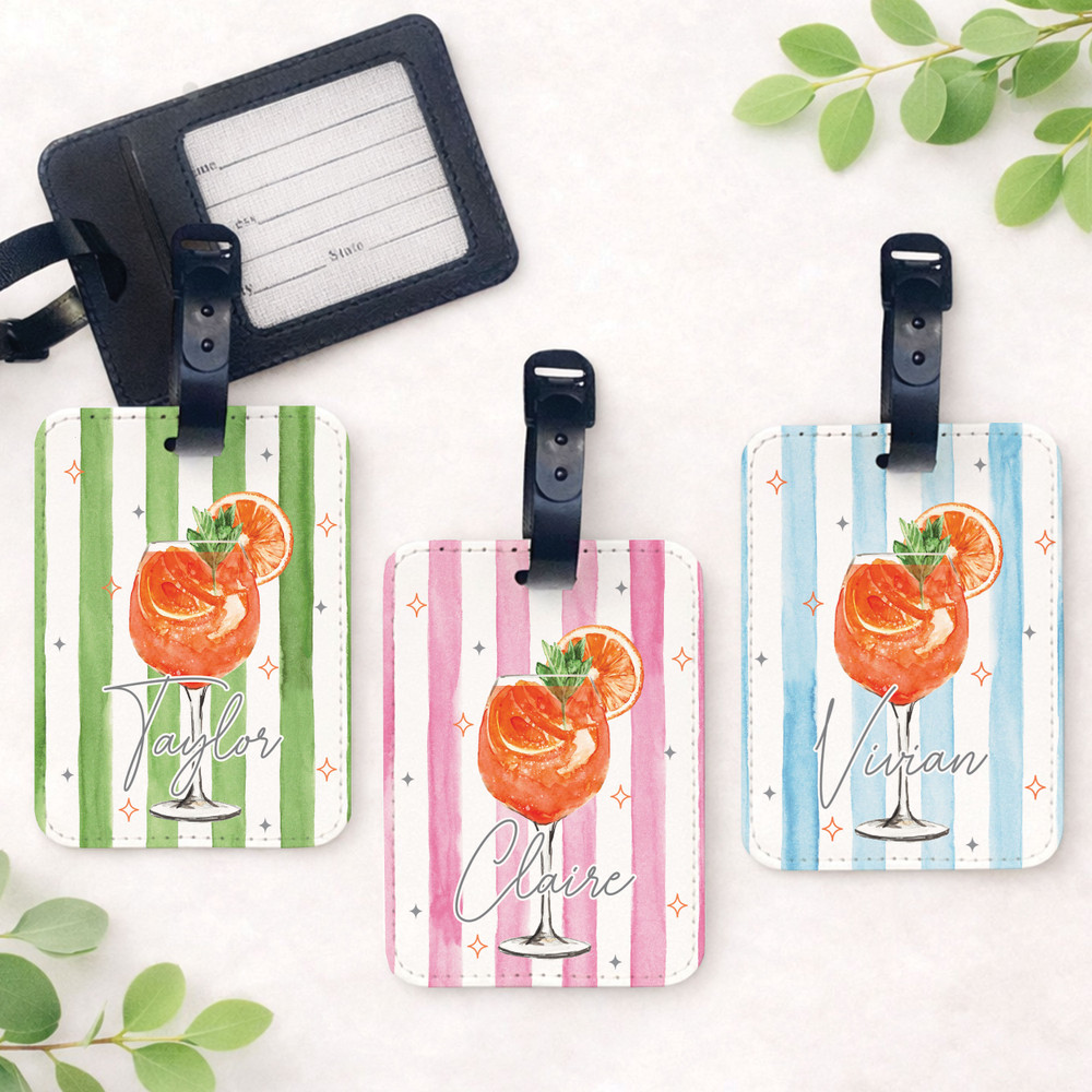 Aperol Spritz Luggage Tags
