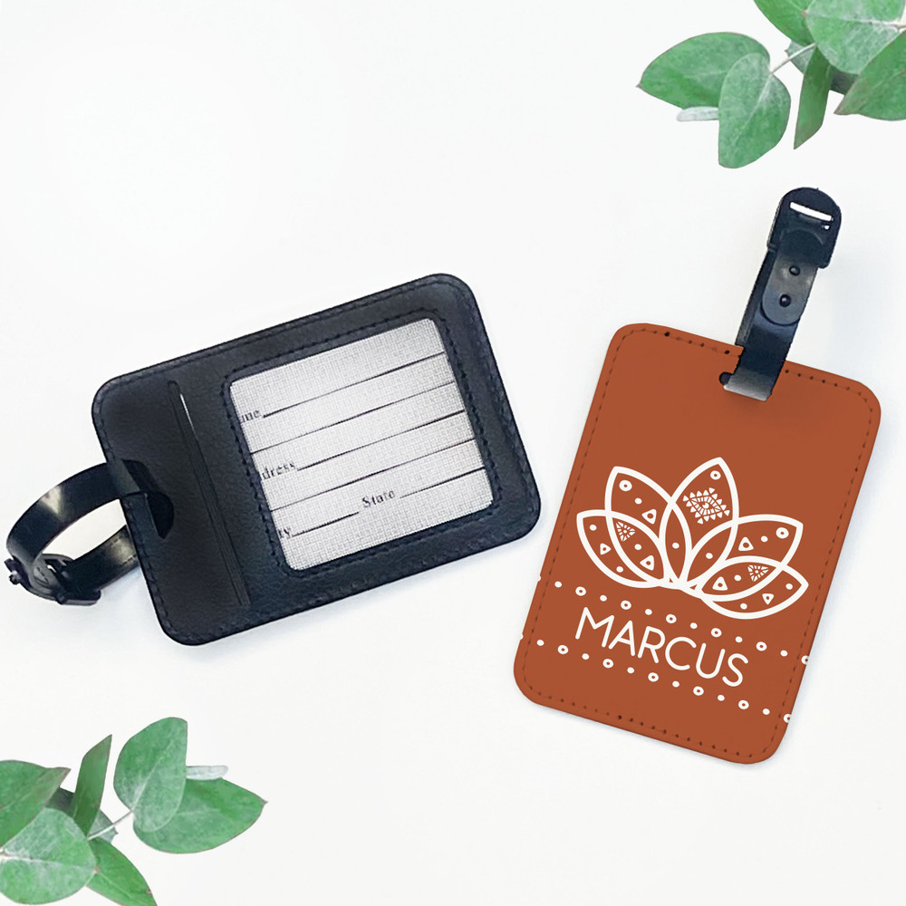 Lotus Luggage Tags