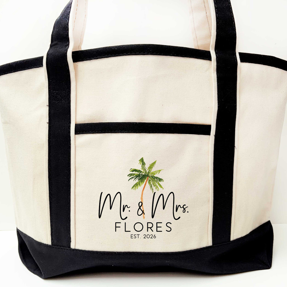 Palm Tree Beach Tote Bag