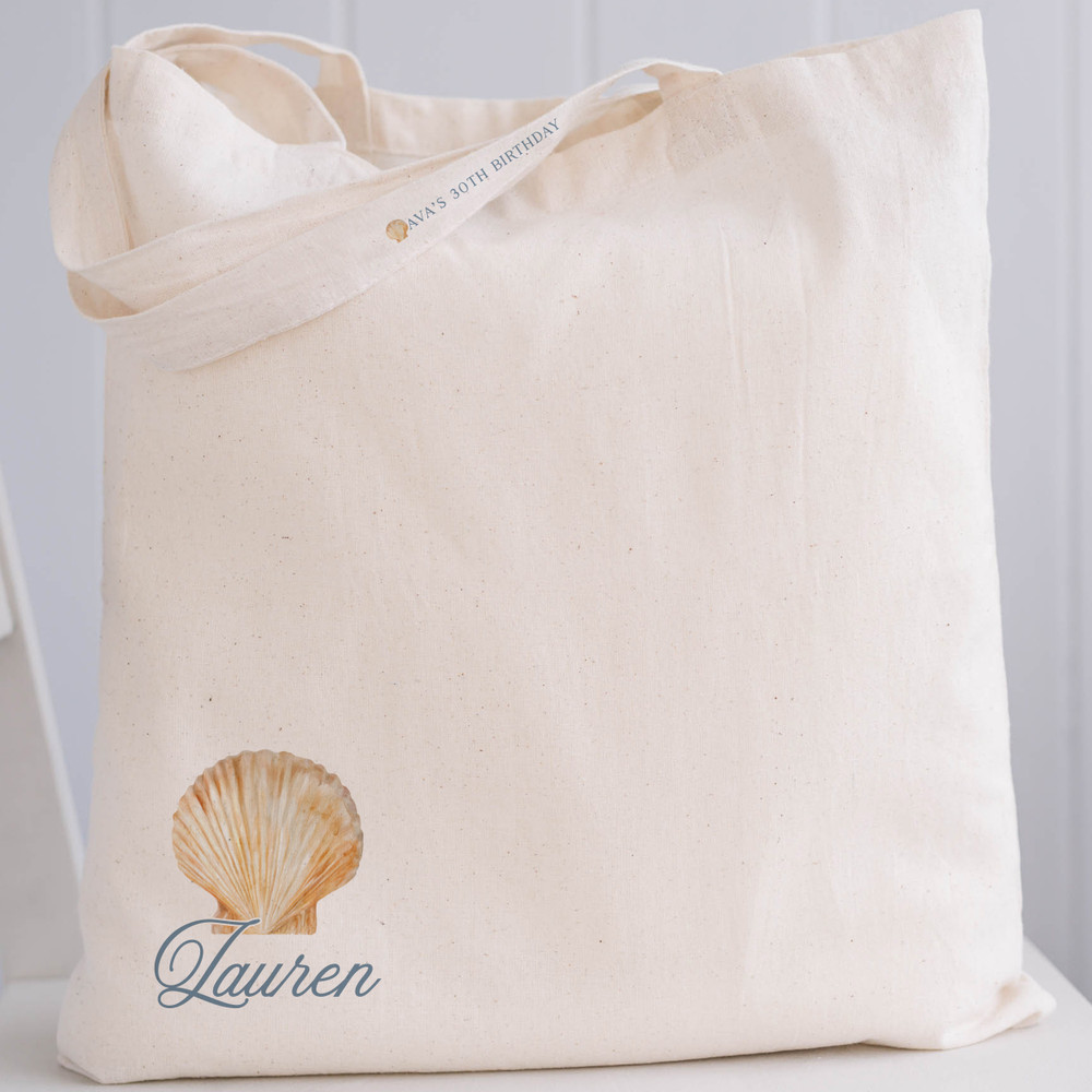 Seashell Name Bags