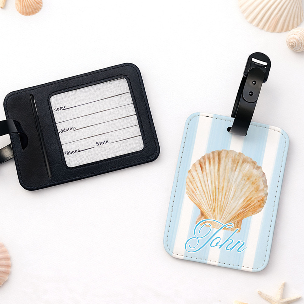 Seashell Luggage Tags