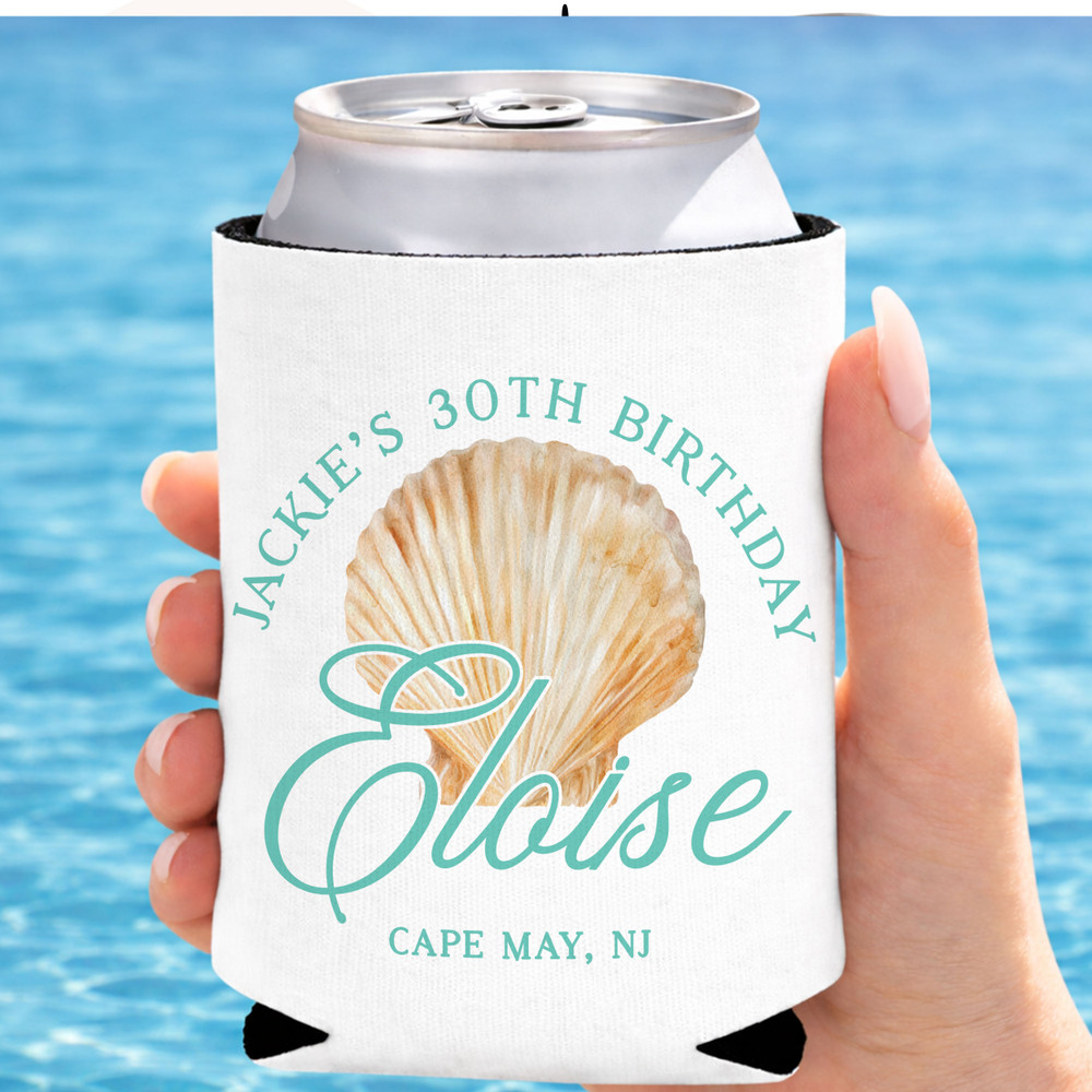 Seashell Can Coolers