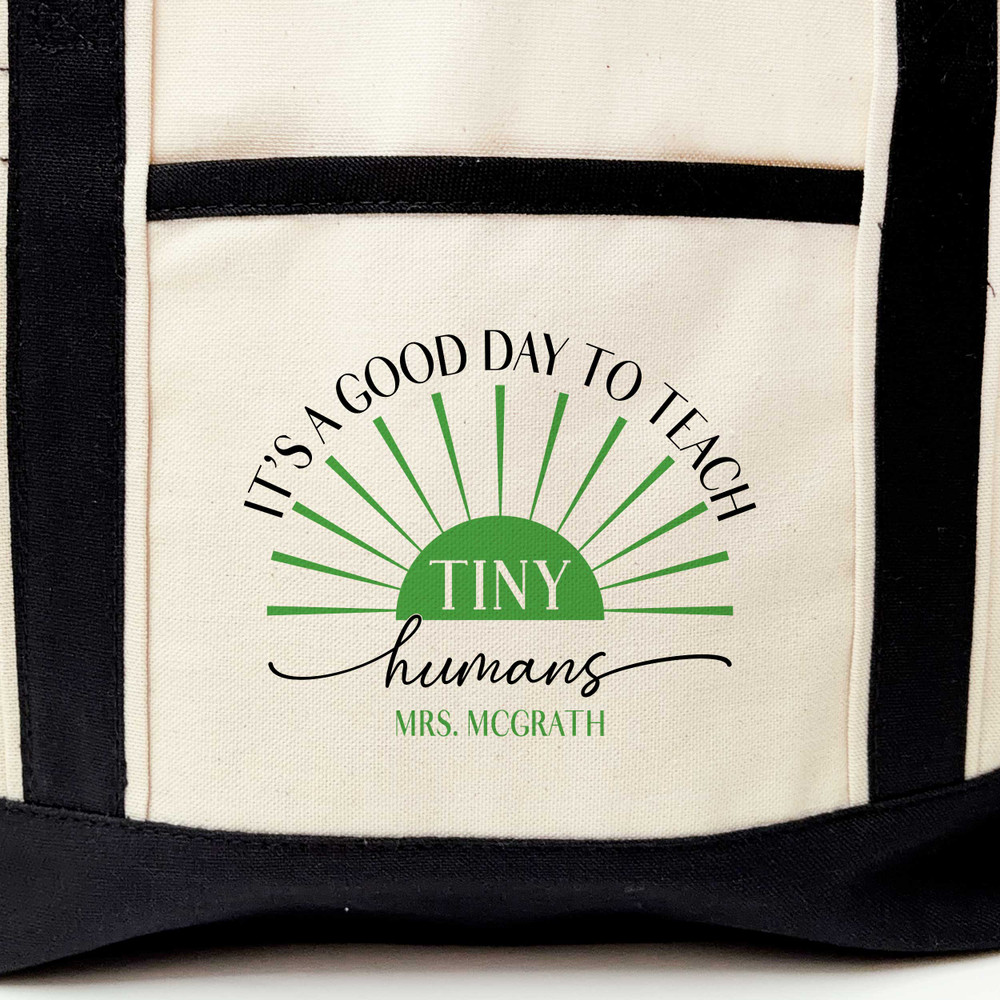 Good Day Sunshine Teacher Beach Tote