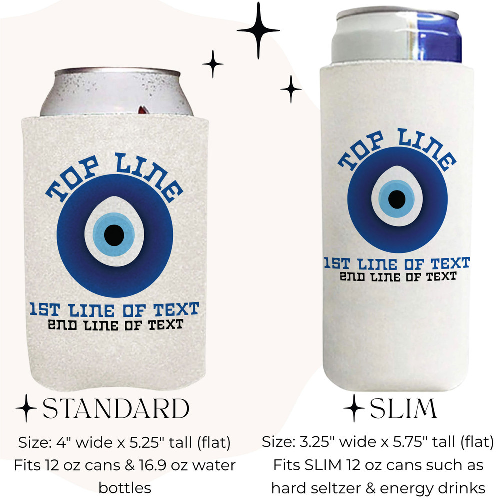 Evil Eye Can Coolers