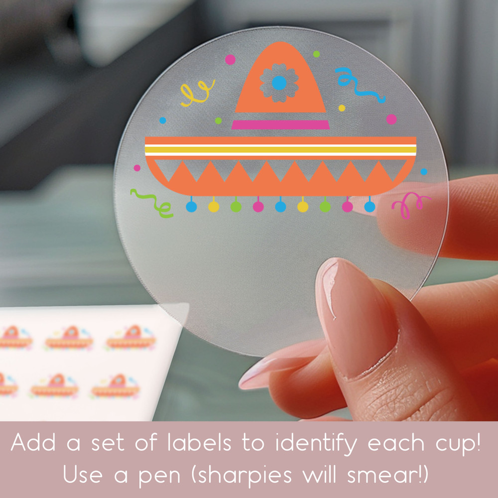 Colorful Fiesta Cups - 5 Designs!