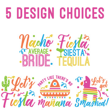 Colorful Fiesta 16oz Clear Cups