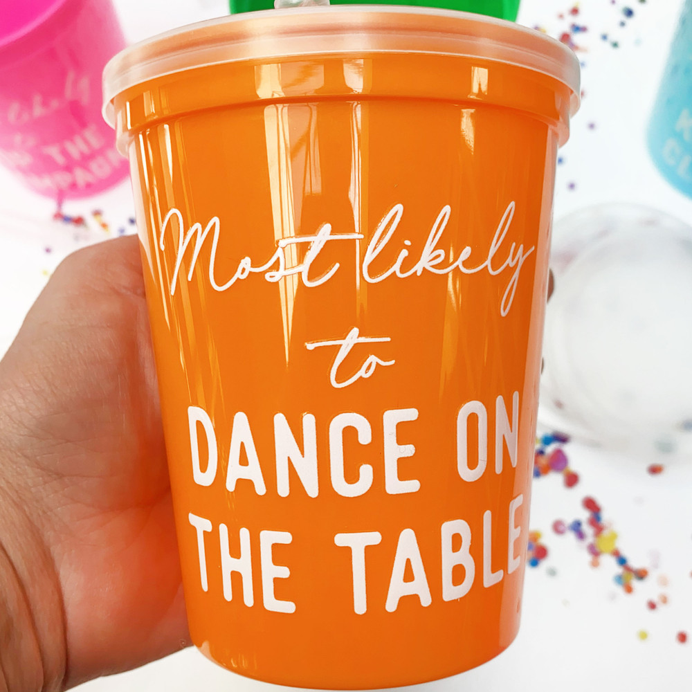 Most Likely To Plastic Tumblers