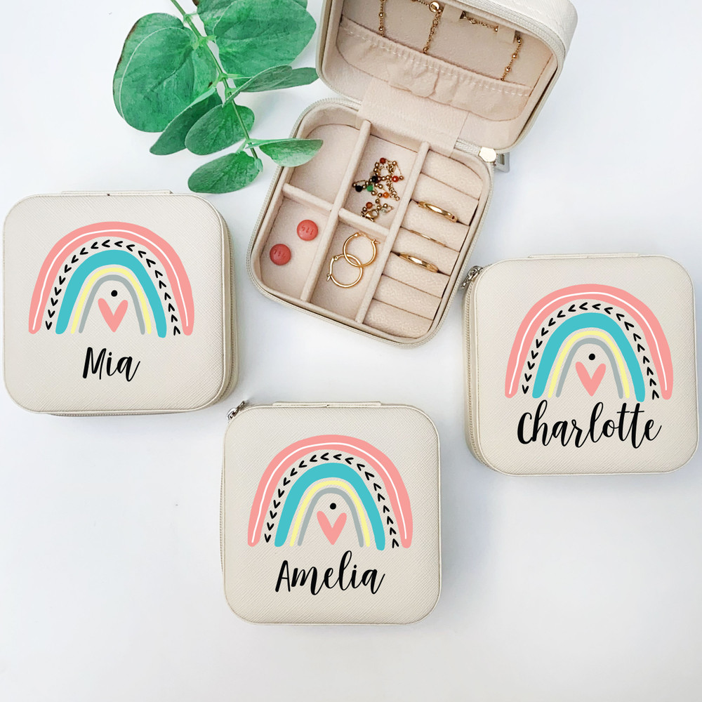 Mod Rainbow Jewelry Box