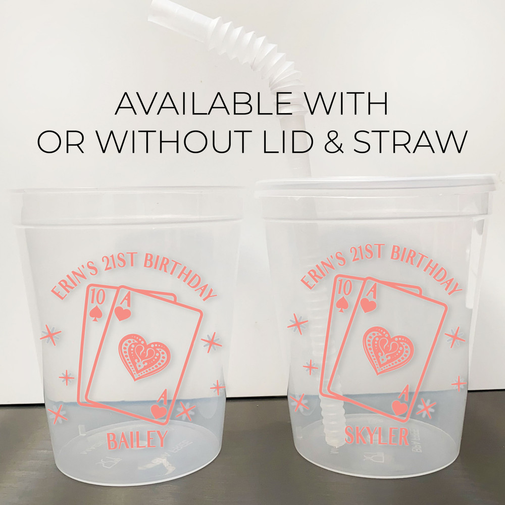 Vegas 16oz Clear Cups