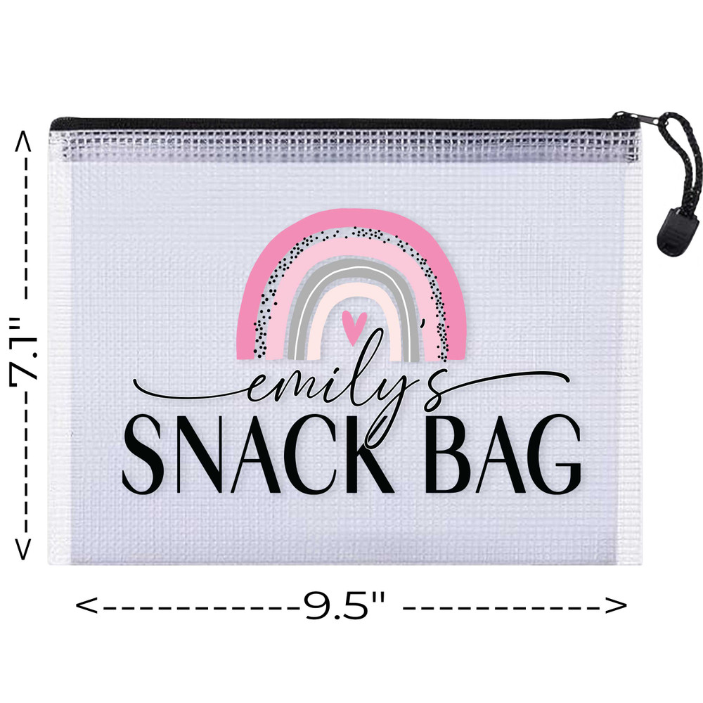 Boho Rainbow Snack Bag