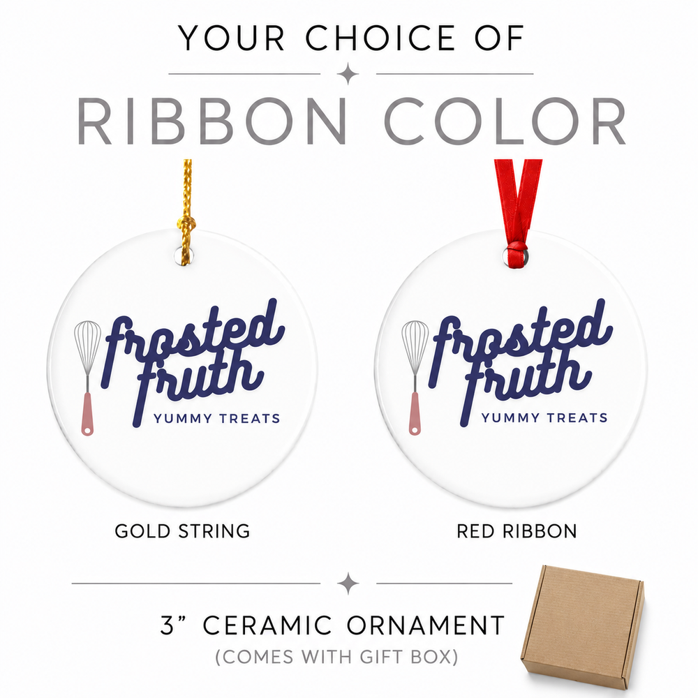 Custom Logo Christmas Ornaments
