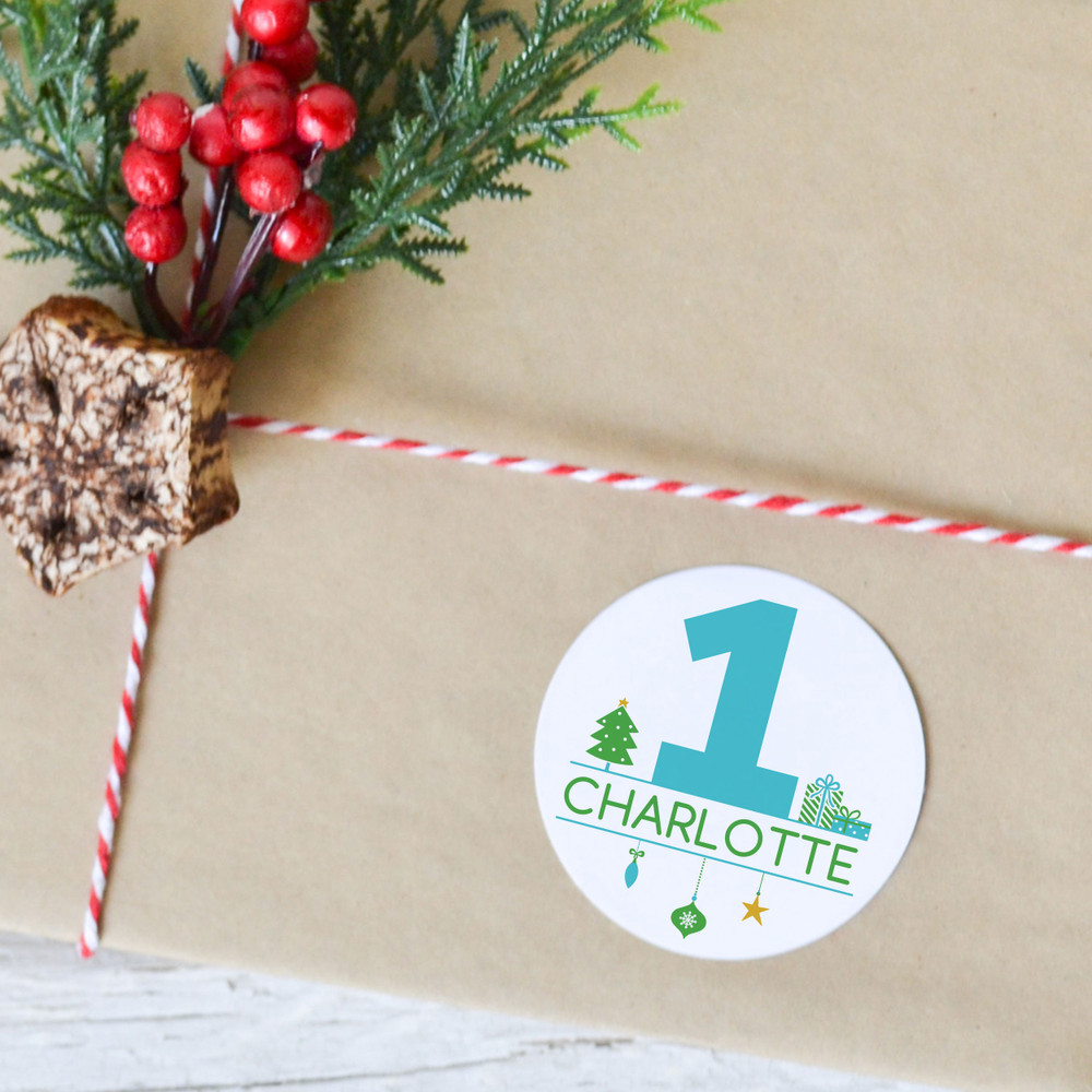 Christmas Advent Labels