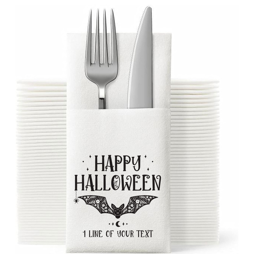 Batty Happy Halloween Napkins
