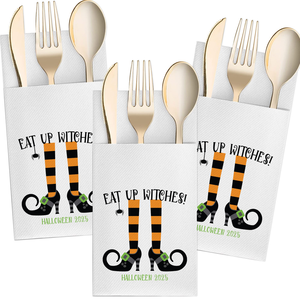 Eat Up Witches Halloween Napkins