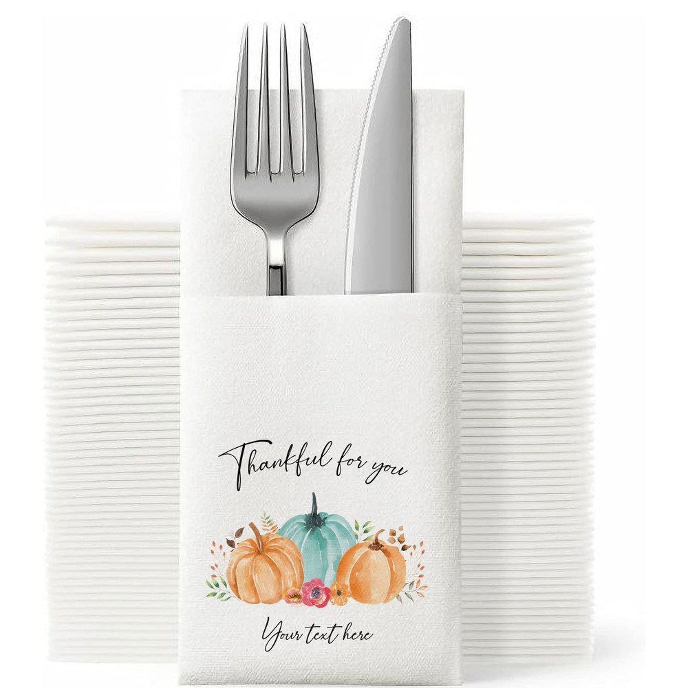 Autumn Watercolor Napkins