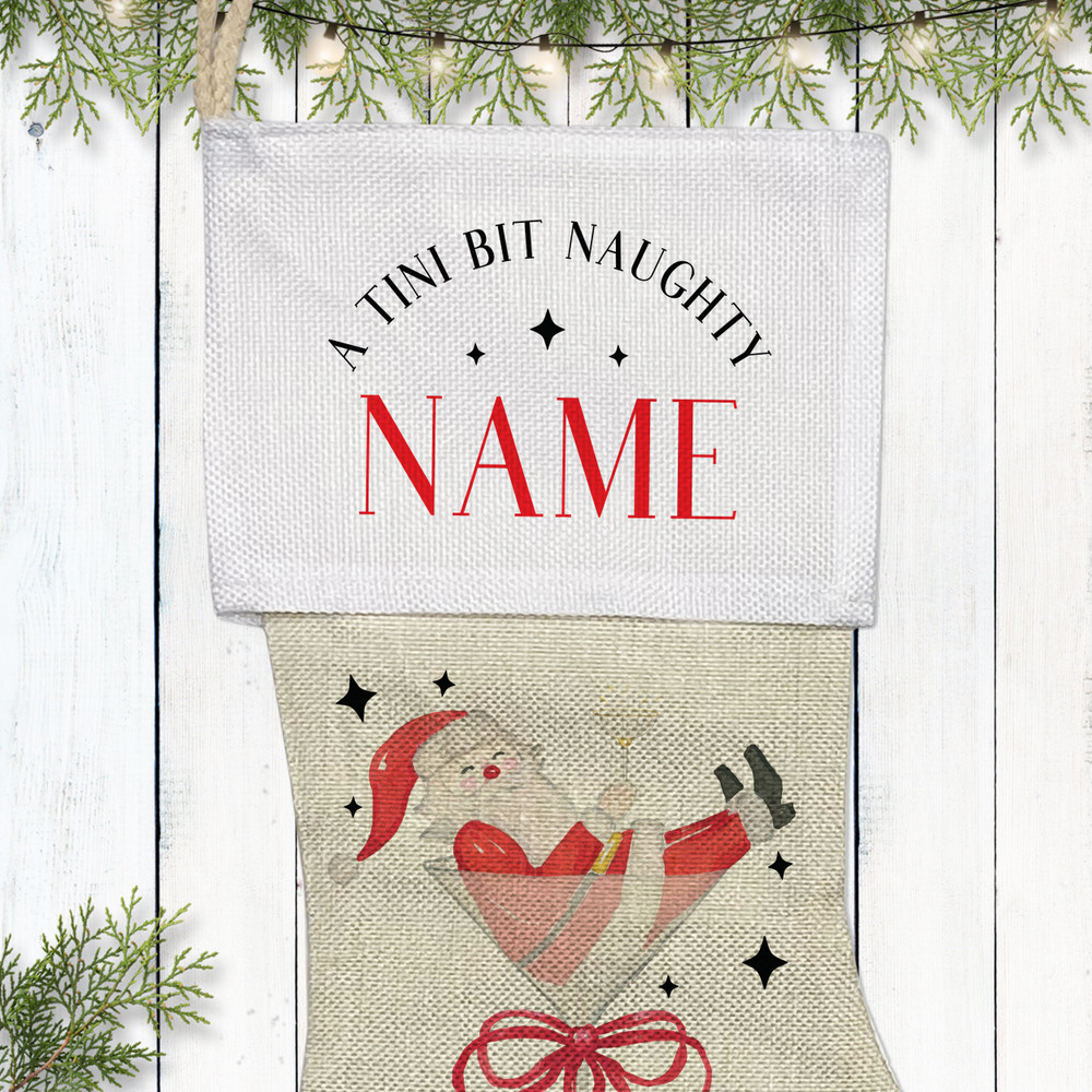 A Tini Bit Santa Martini Stockings