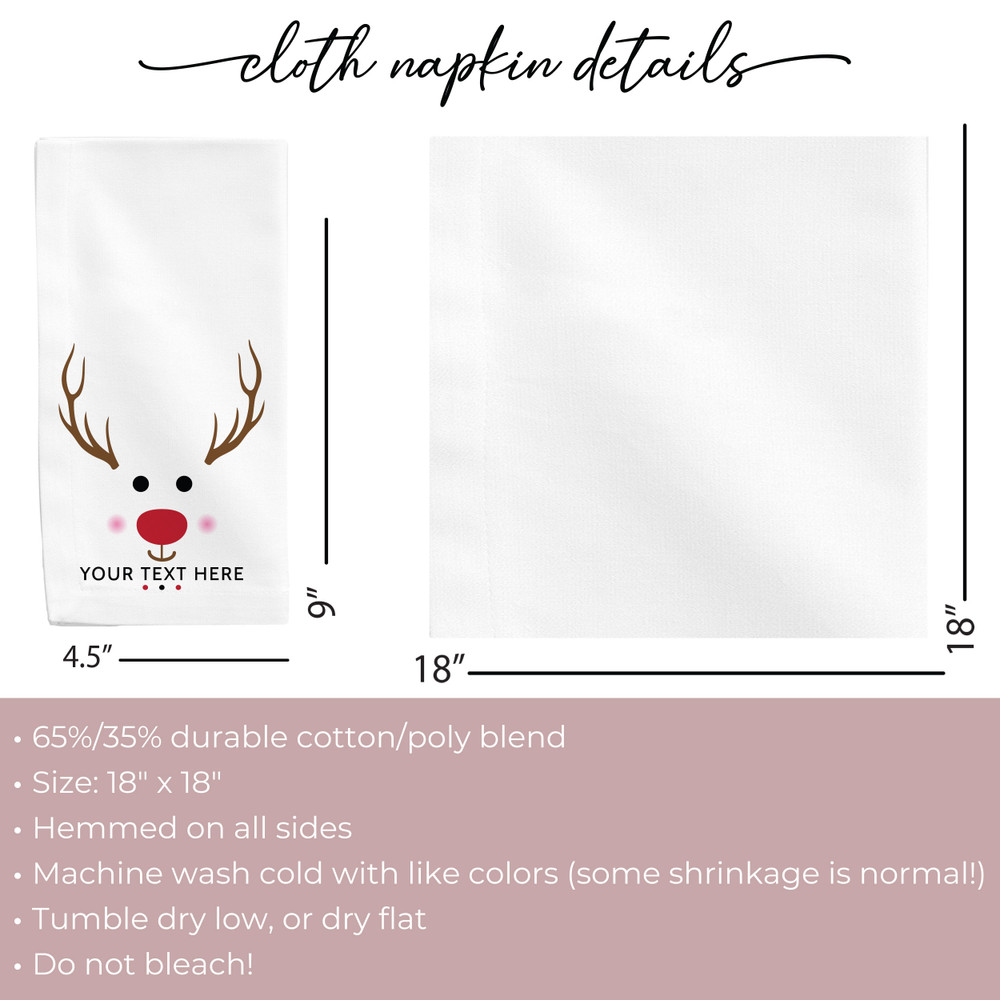 Reindeer Napkins