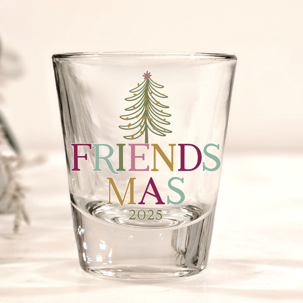 Boho Friendsmas Shot Glasses