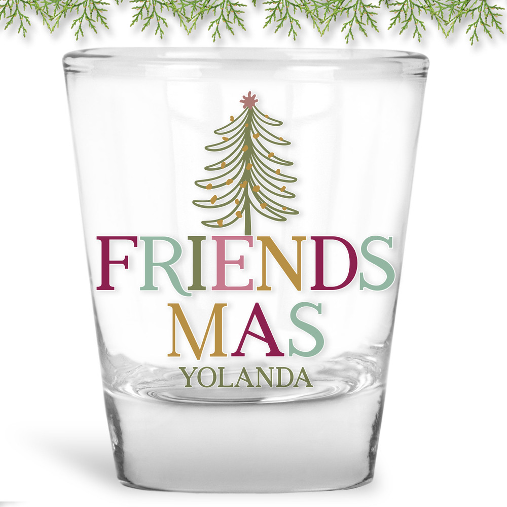 Boho Friendsmas Shot Glasses