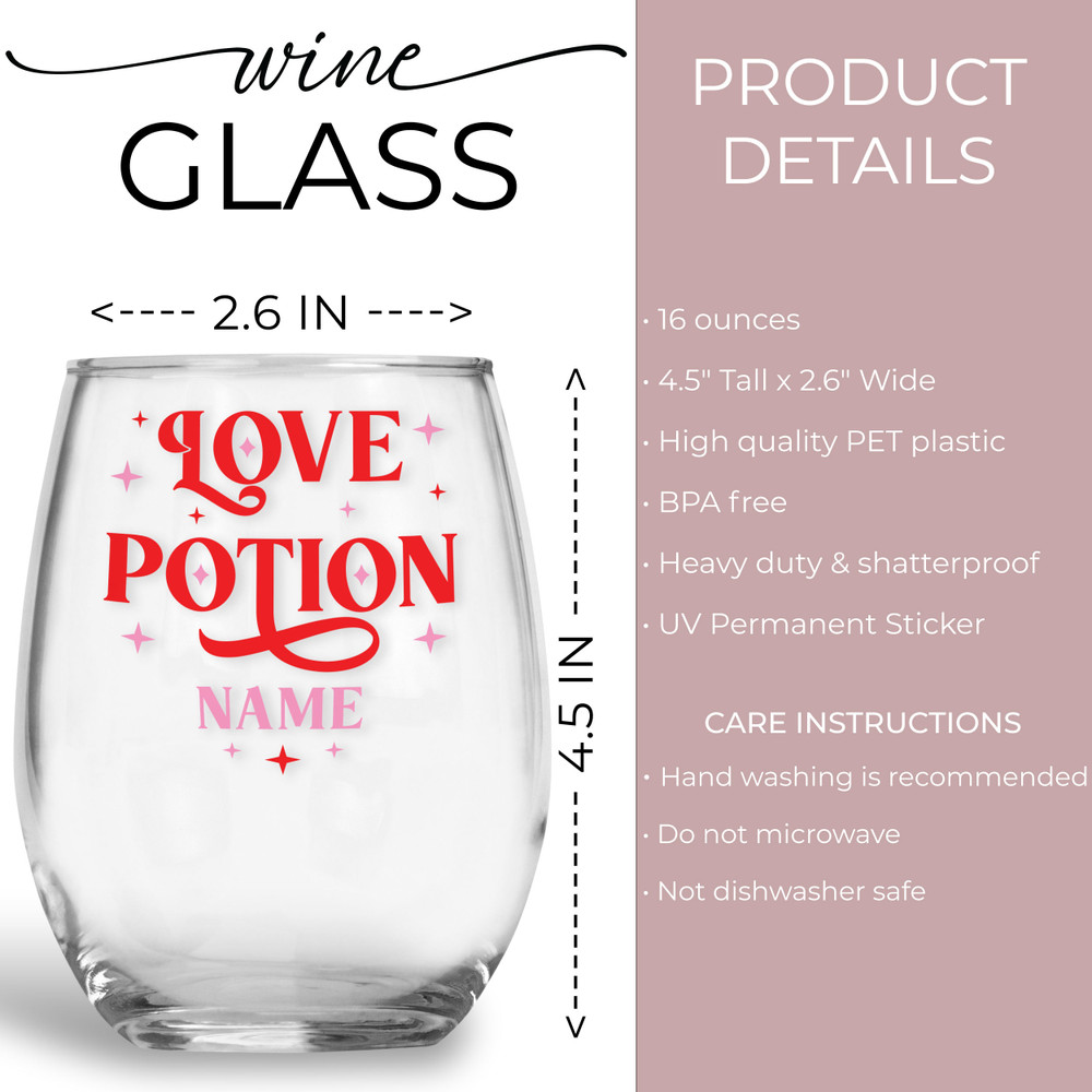 Love Potion Wine Glass
