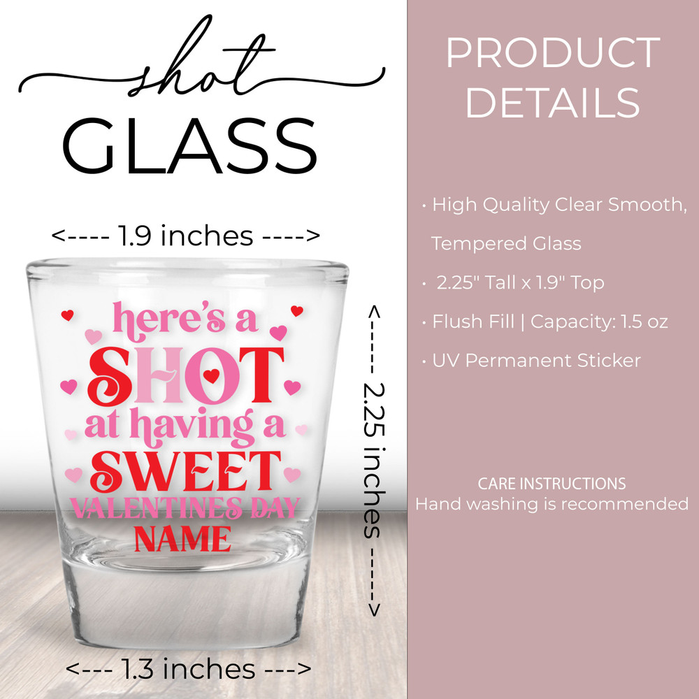 A Shot at a Sweet Valentines Day Shot Glasses