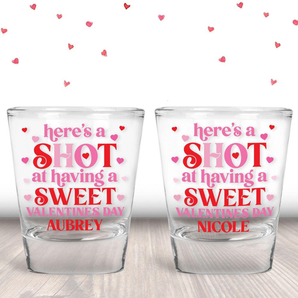 A Shot at a Sweet Valentines Day Shot Glasses