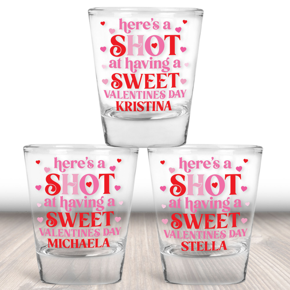 A Shot at a Sweet Valentines Day Shot Glasses