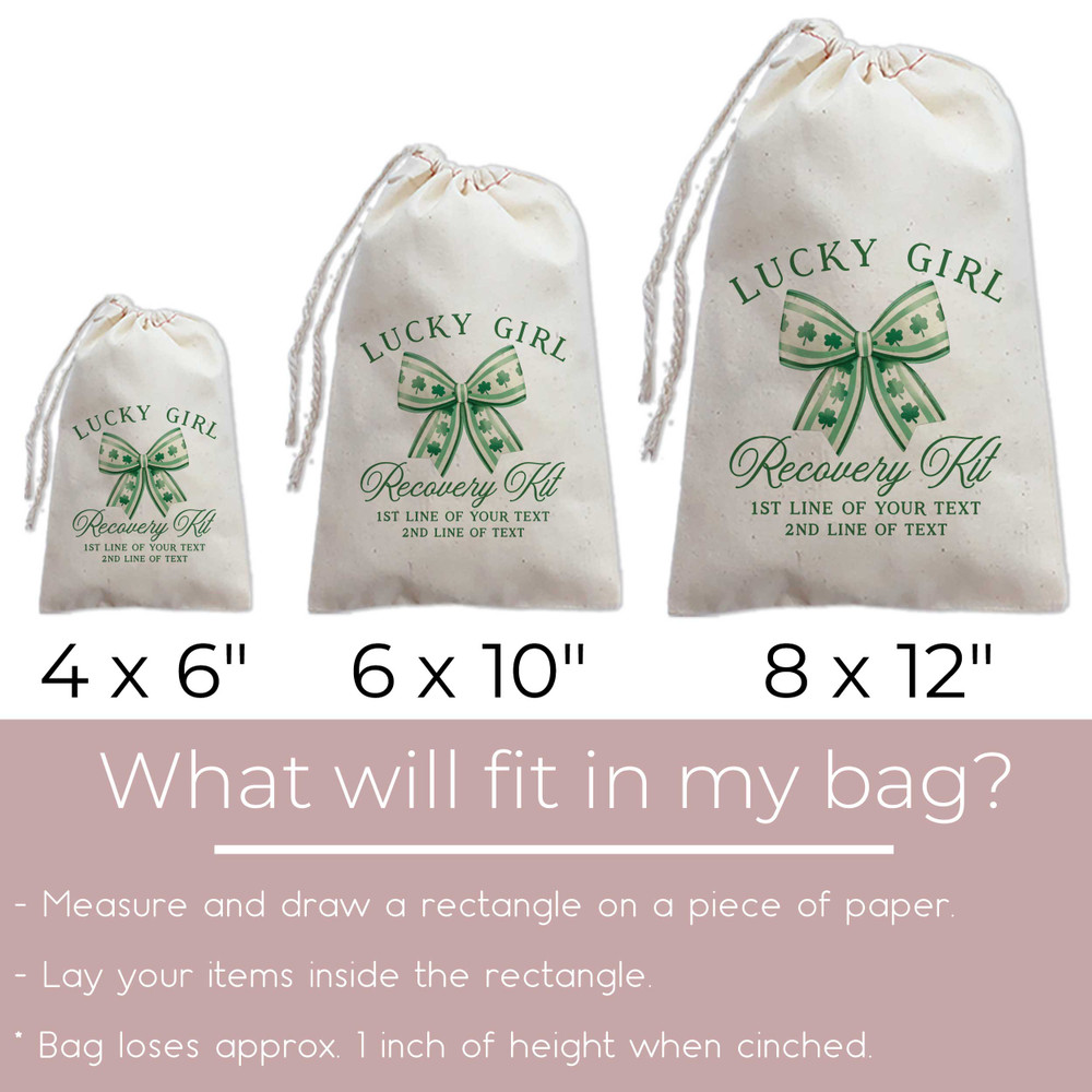 Lucky Girl Social Club Recovery Kit Favor Bags