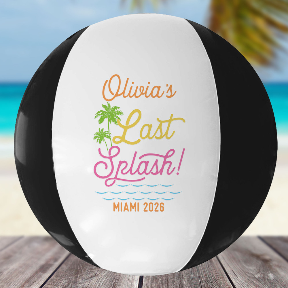 Beaches Last Splash Beach Ball