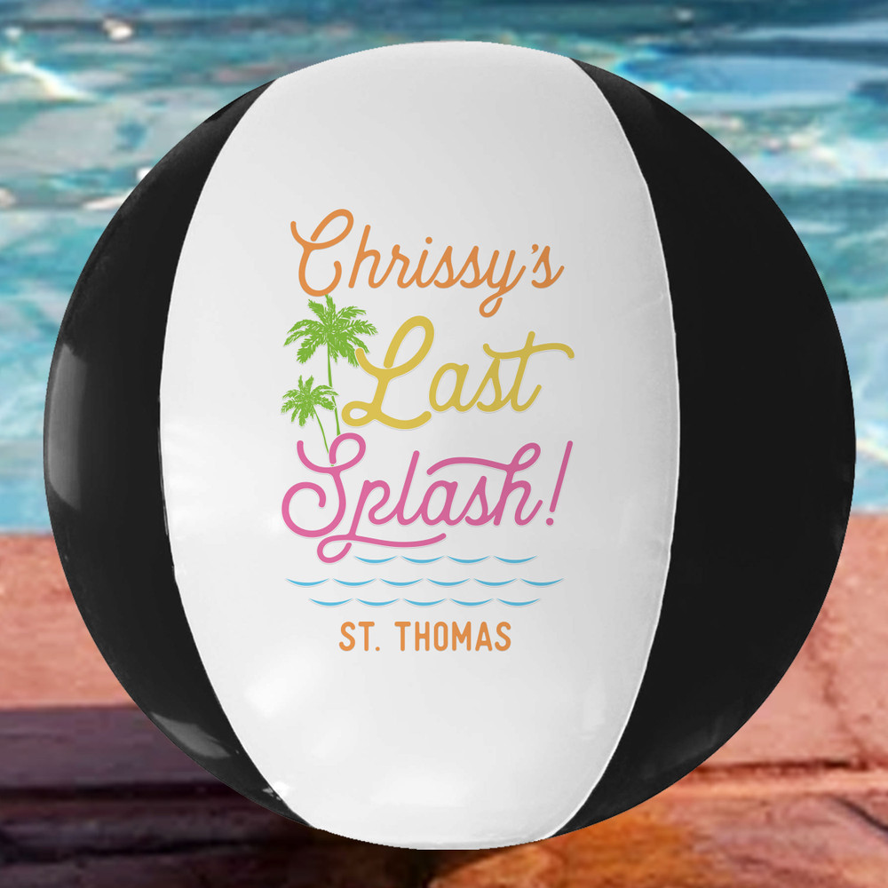Beaches Last Splash Beach Ball