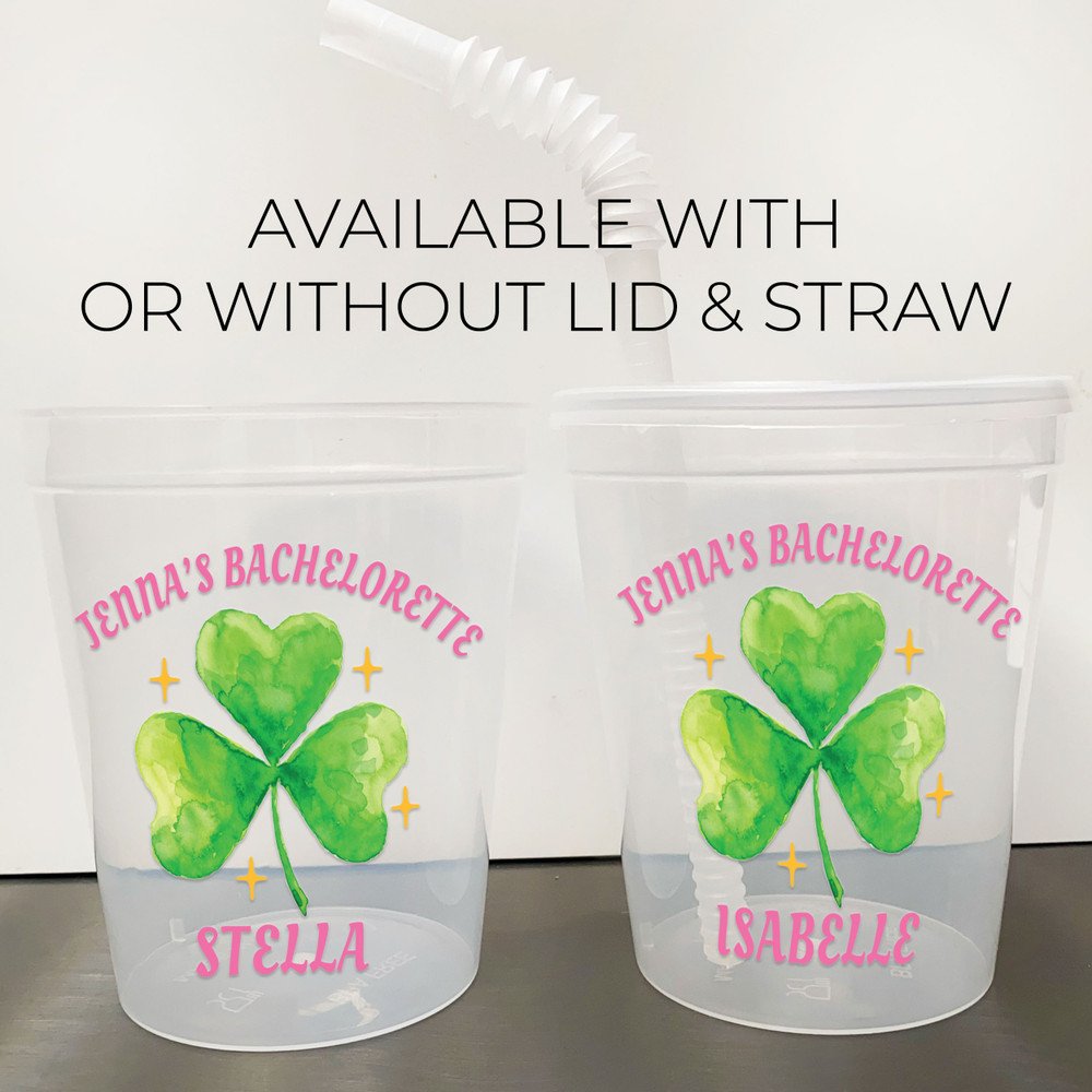 Shamrock 16oz Clear Cups