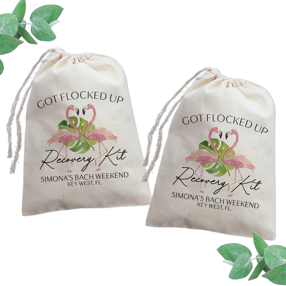 Flocked Up Recovery Kit Favor Bags