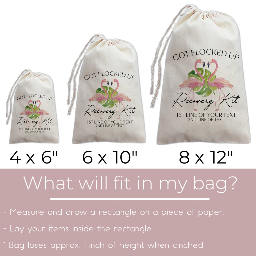 Flocked Up Recovery Kit Favor Bags