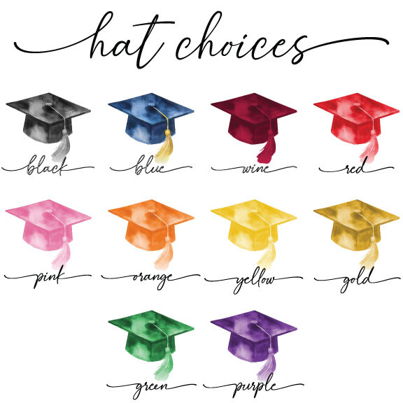 Mod Graduation Cups 16oz Clear Cups