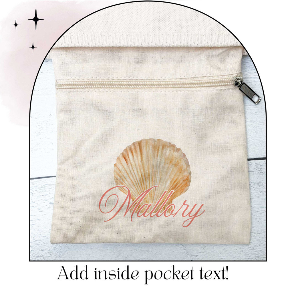 Seashell Vacay Mode Beach Tote