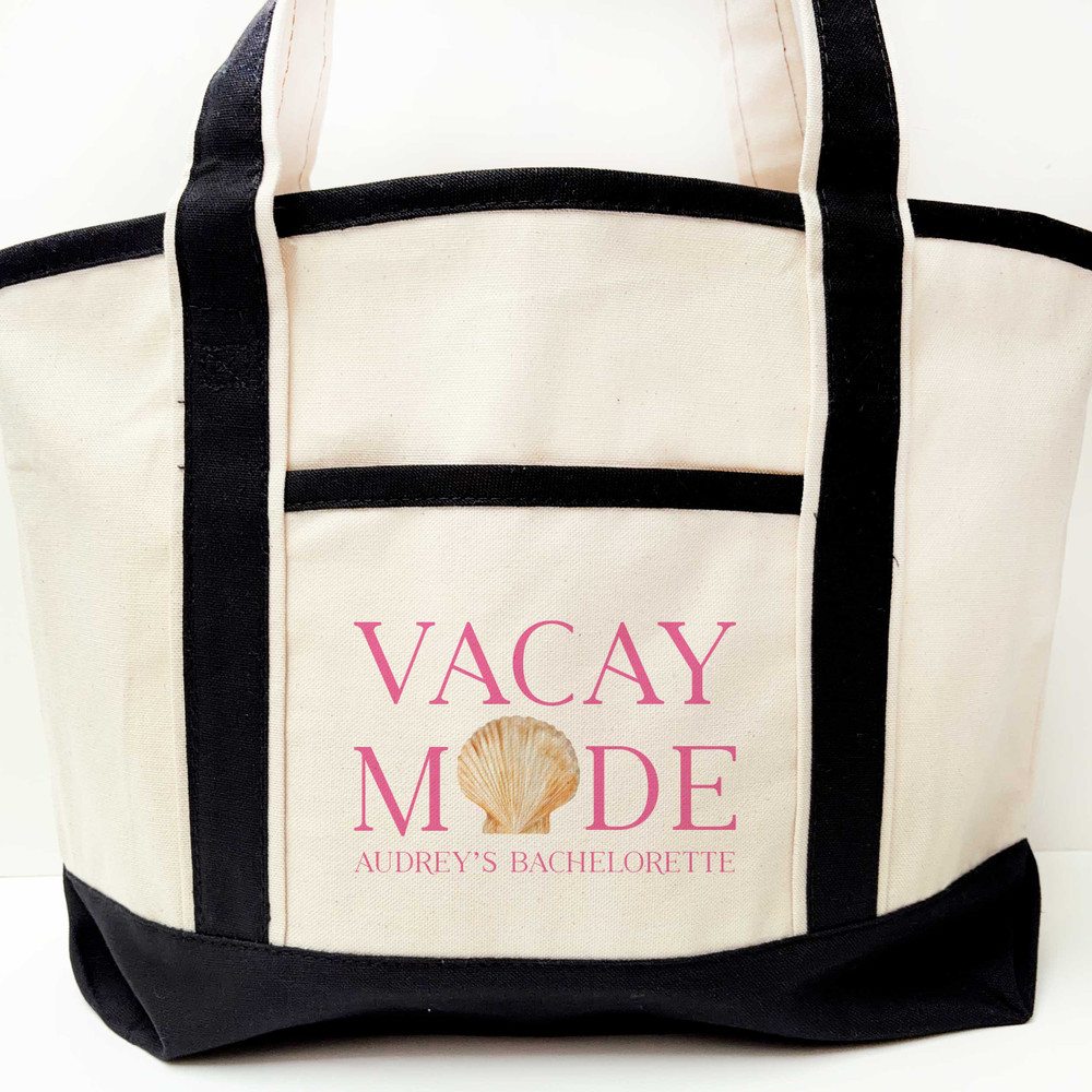 Seashell Vacay Mode Beach Tote