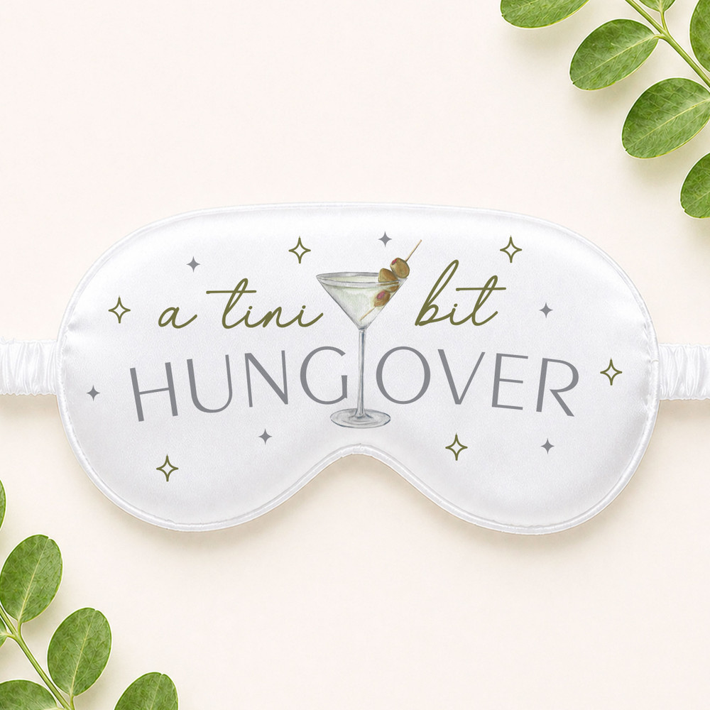 A Tini Bit Hungover Sleep Masks