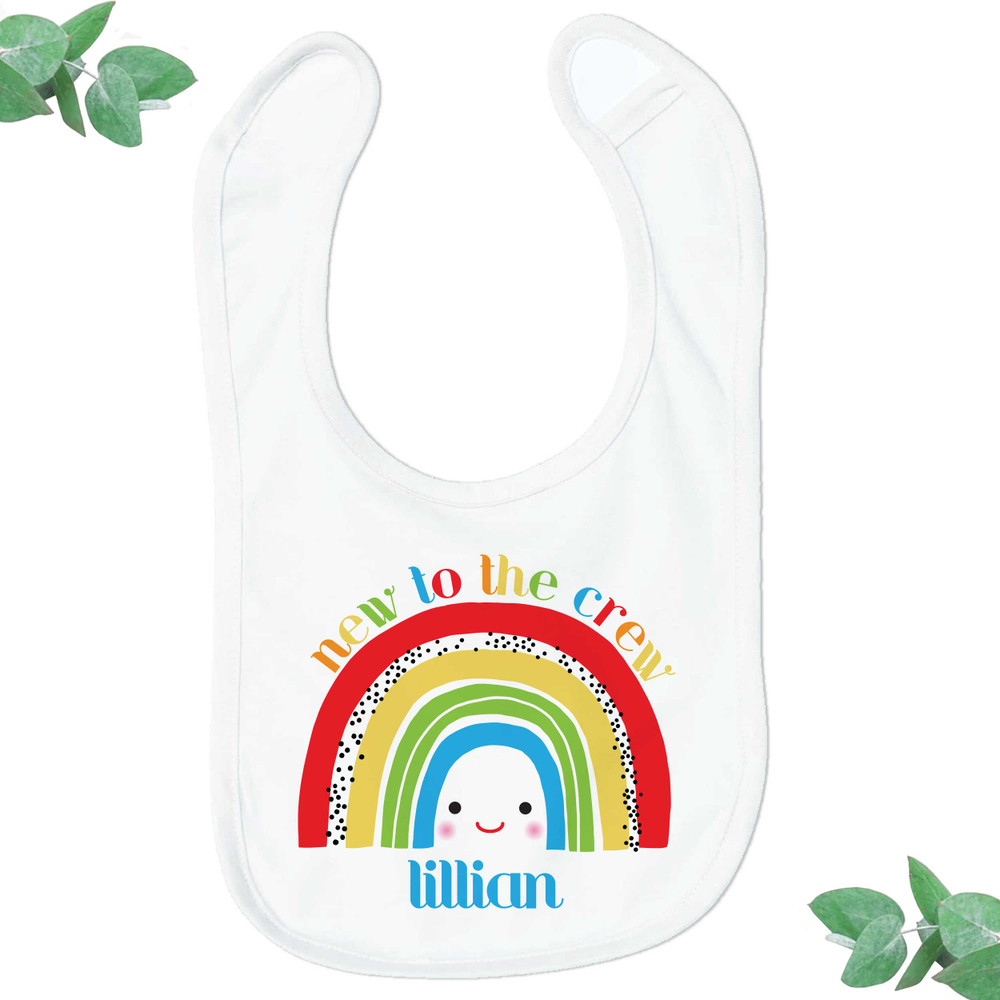 BGS05 - New to the Crew Rainbow  Baby Shirt