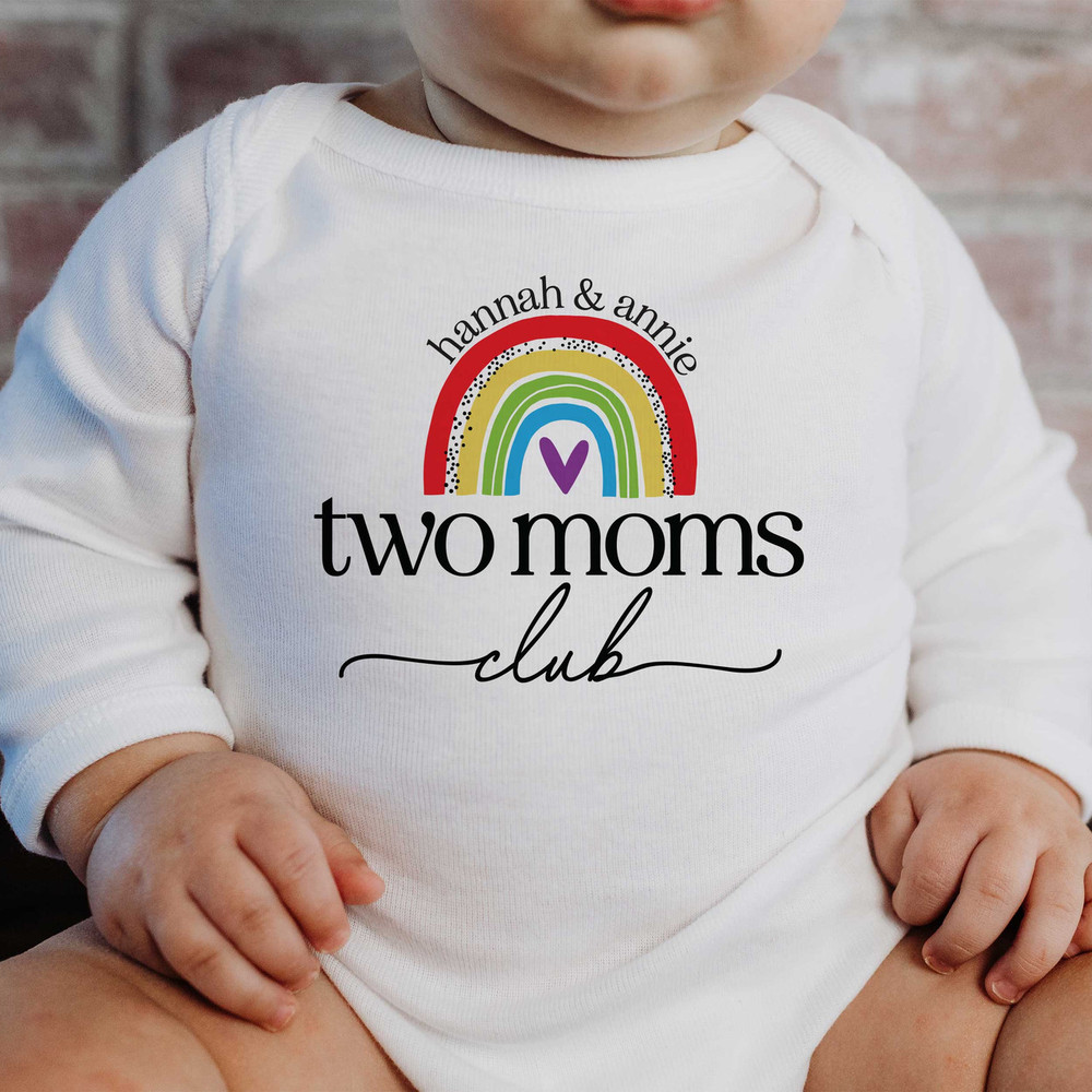 Two Dads Club Baby Shirt
