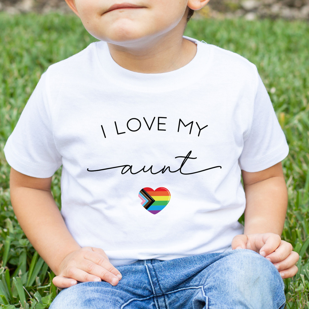 I Love My Aunt Pride Baby Shirt