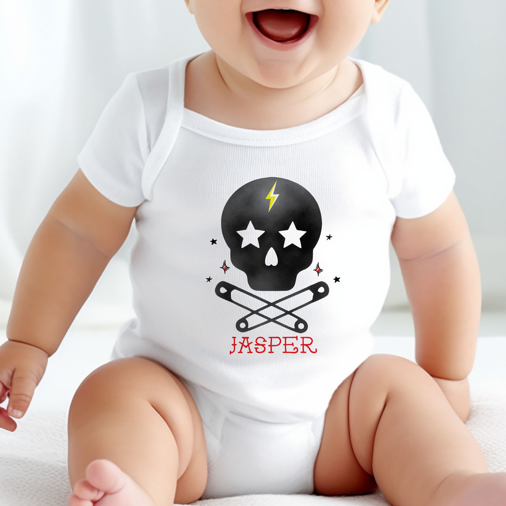 Skully with Bow Kids Shirt