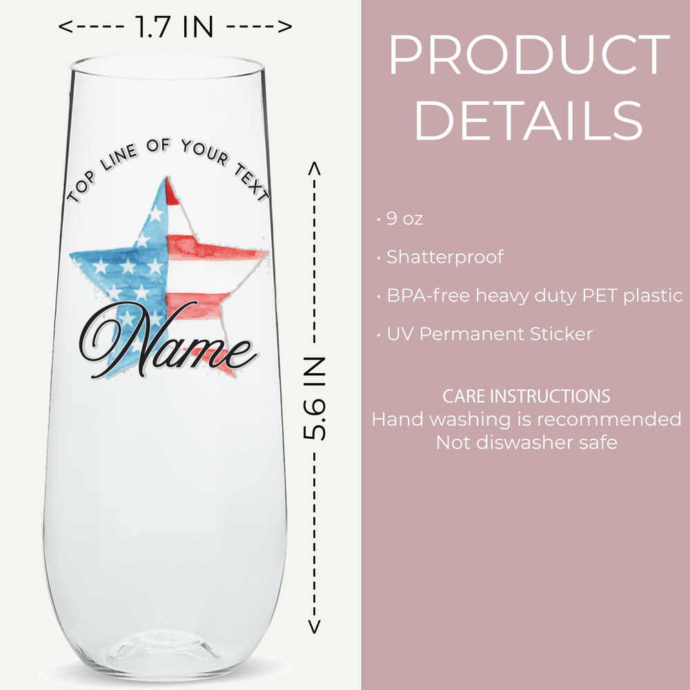 Star or Bow Champagne Flute