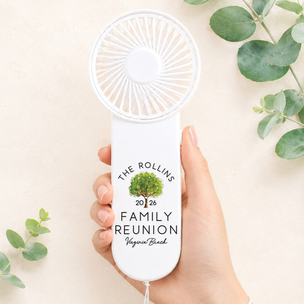 Family Tree Reunion Mini Fan