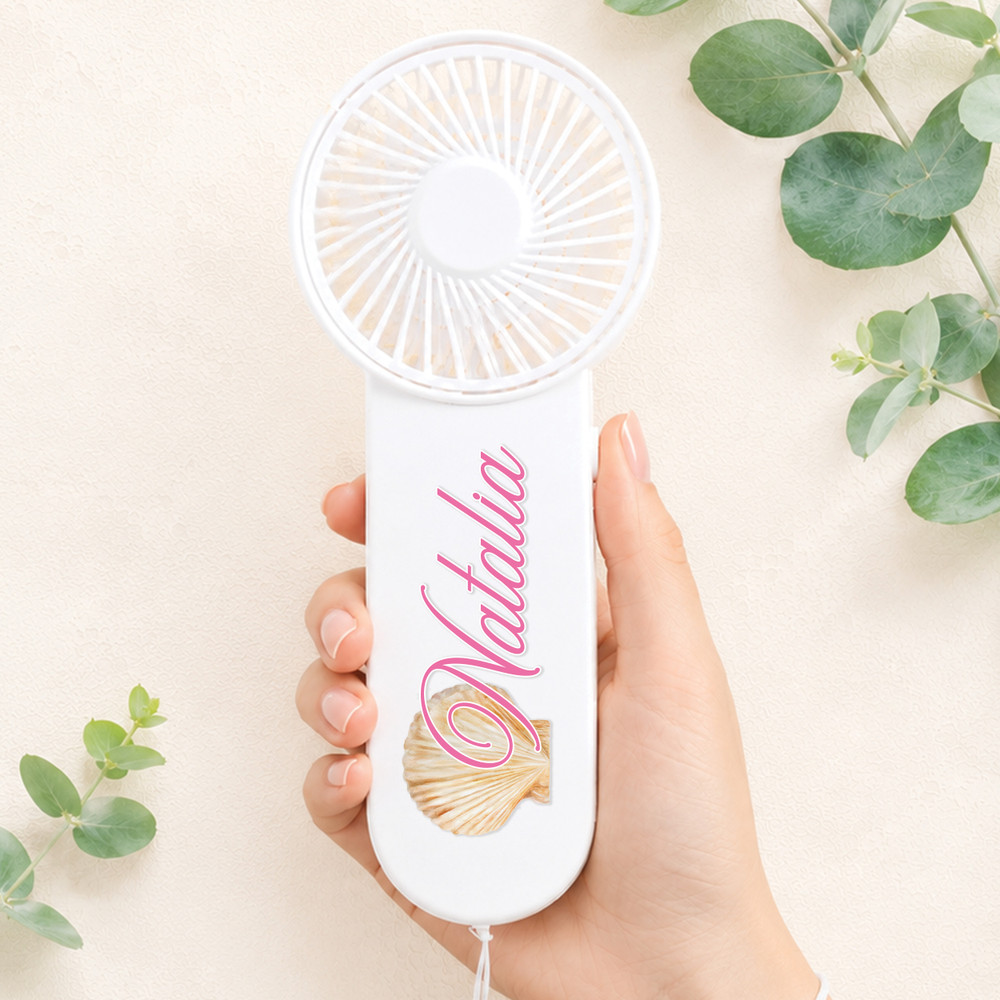 Seashell Mini Fan