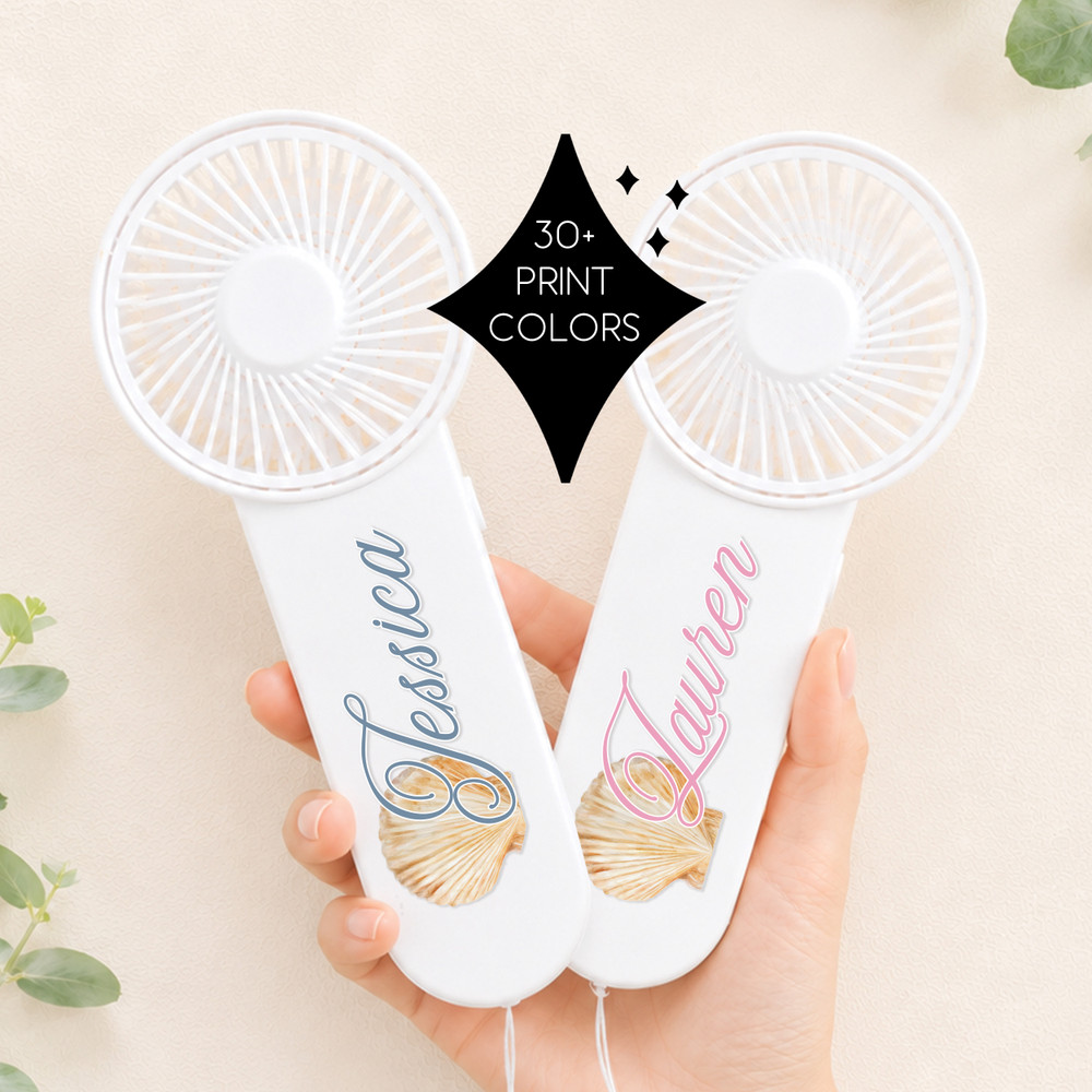 Seashell Mini Fan