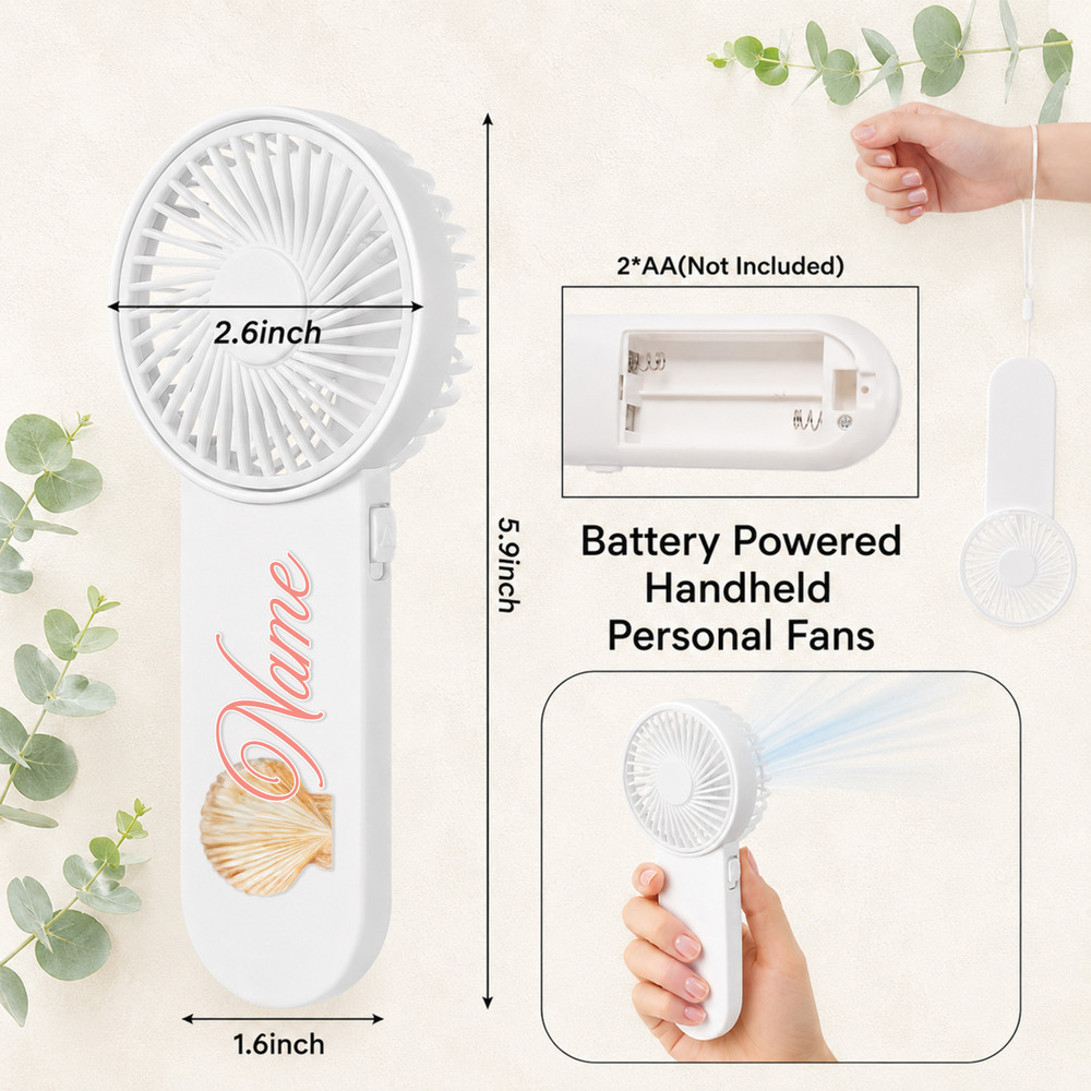 Seashell Mini Fan